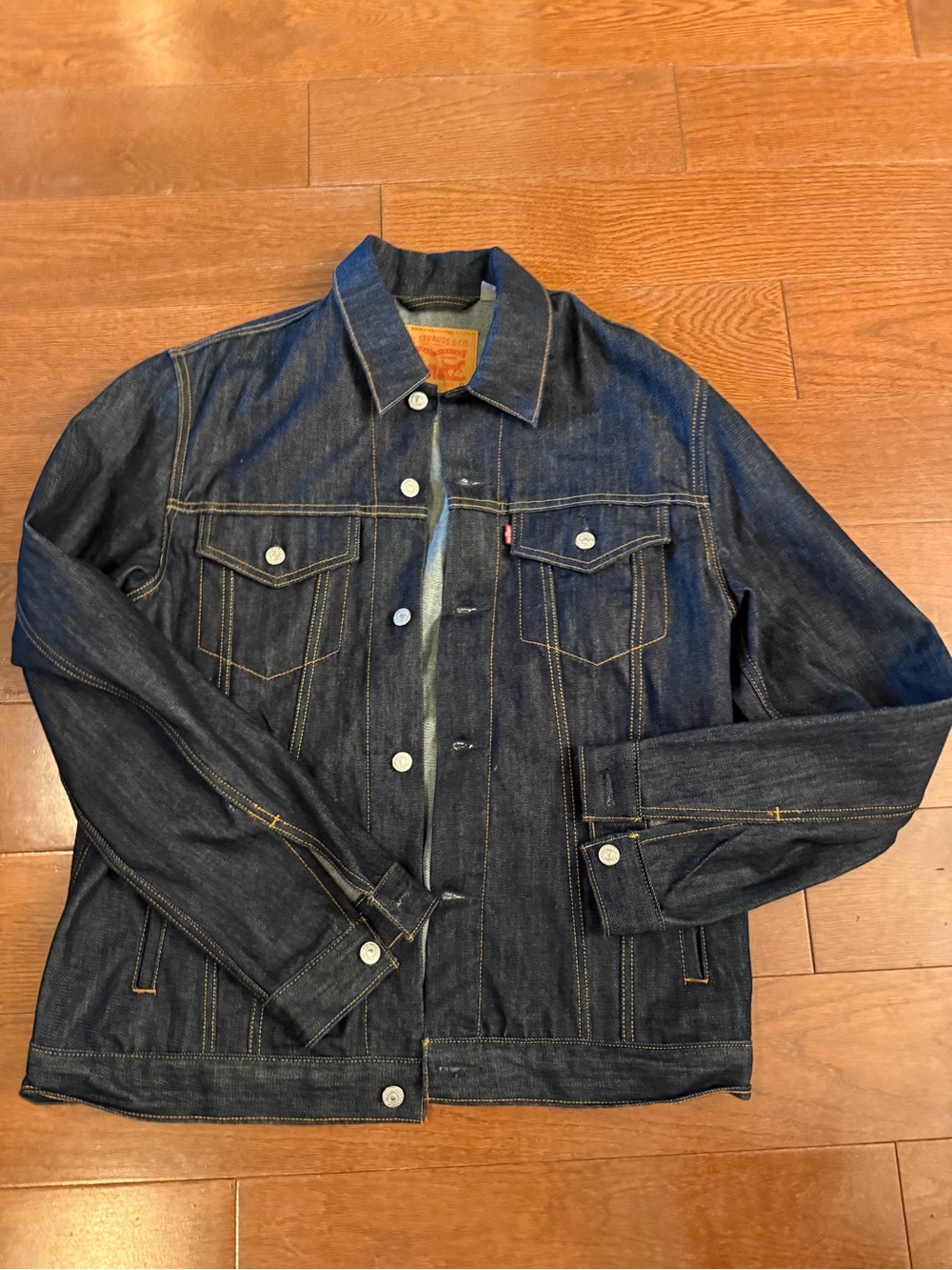 Levi's Dark Indigo Denim Trucker Jacket